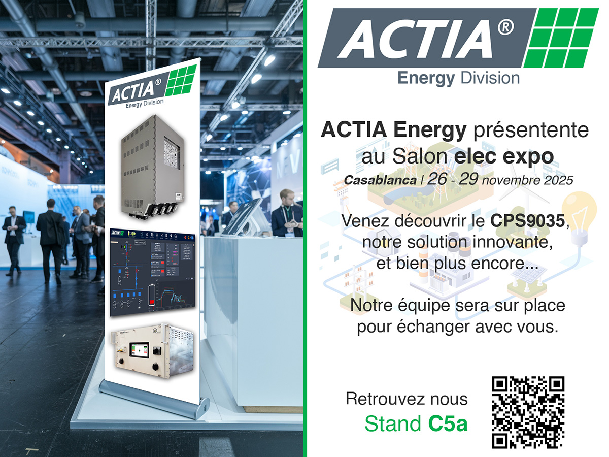 ACTIA Energy au salon Elec Expo, Casablanca 2025