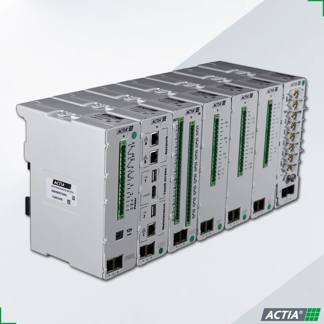 Protecciones Numéricas y RTU RTU modular para telecontrol de subestaciones de alta tensión - ACTIA Energy