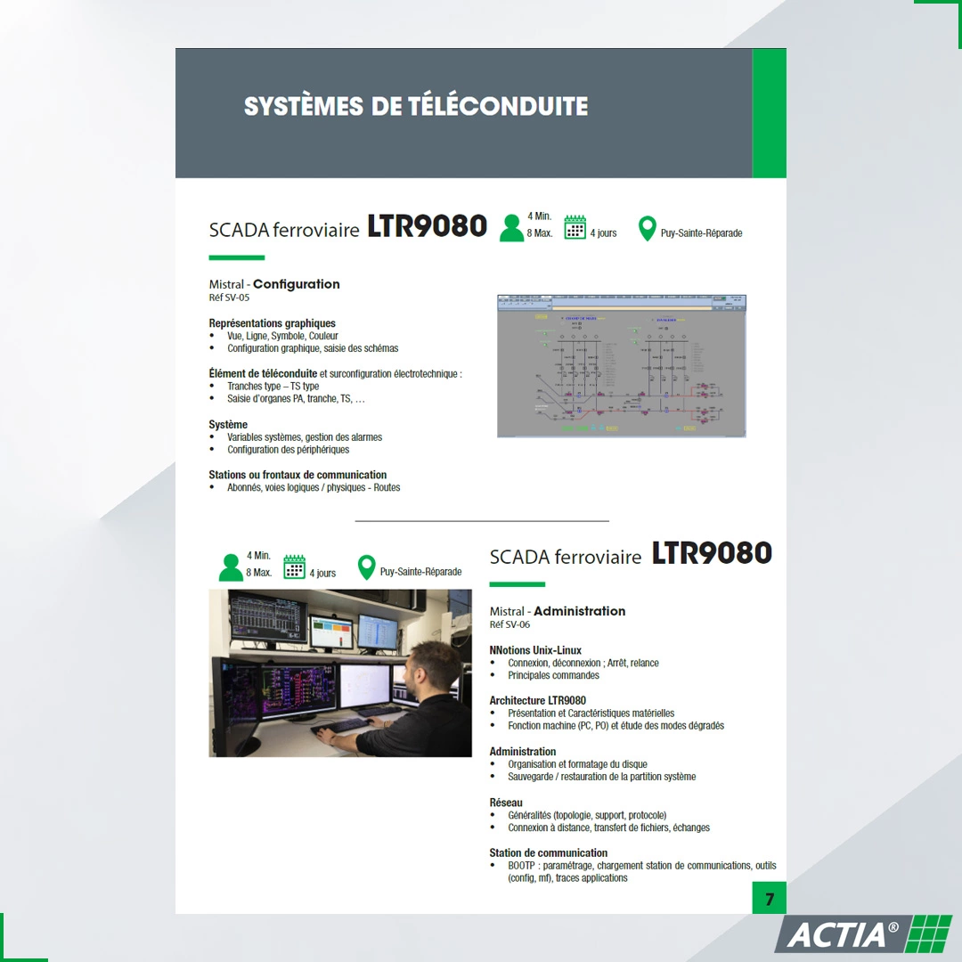 Catálogo de formación ACTIA Energy Formación en telecontrol SCADA - ACTIA Energy
