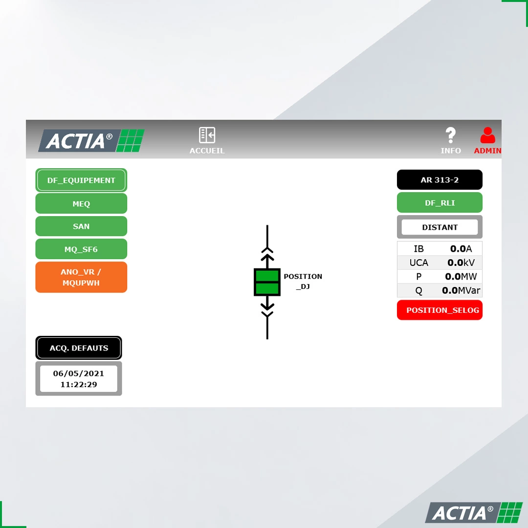 Protections Numériques & RTU Protection Numérique Modulaire HTA pour Postes Électriques - ACTIA Energy