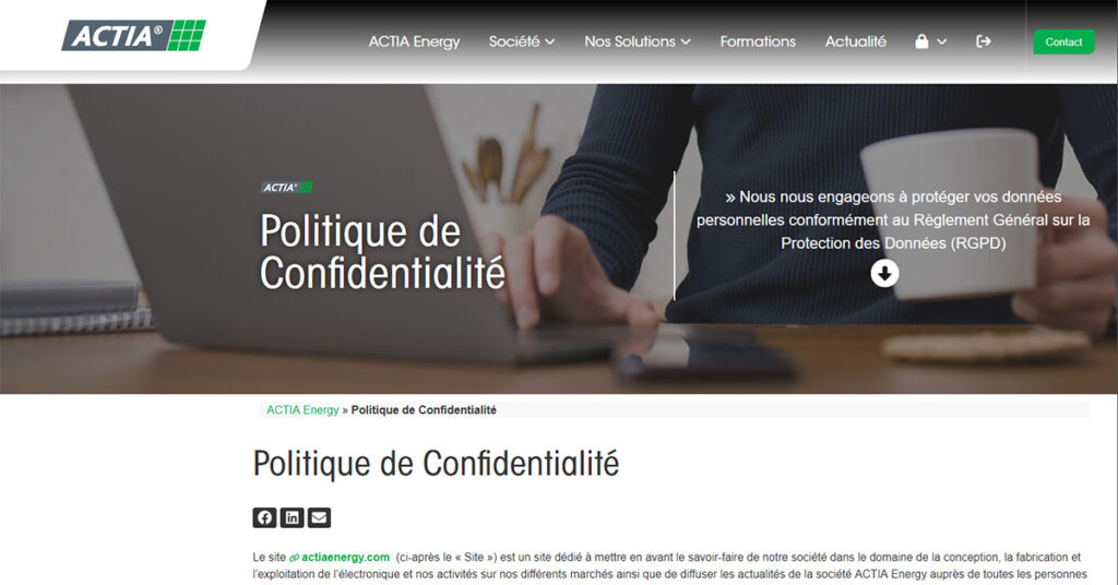 Politique de Confidentialité