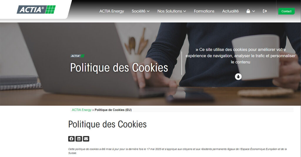Politique des Cookies